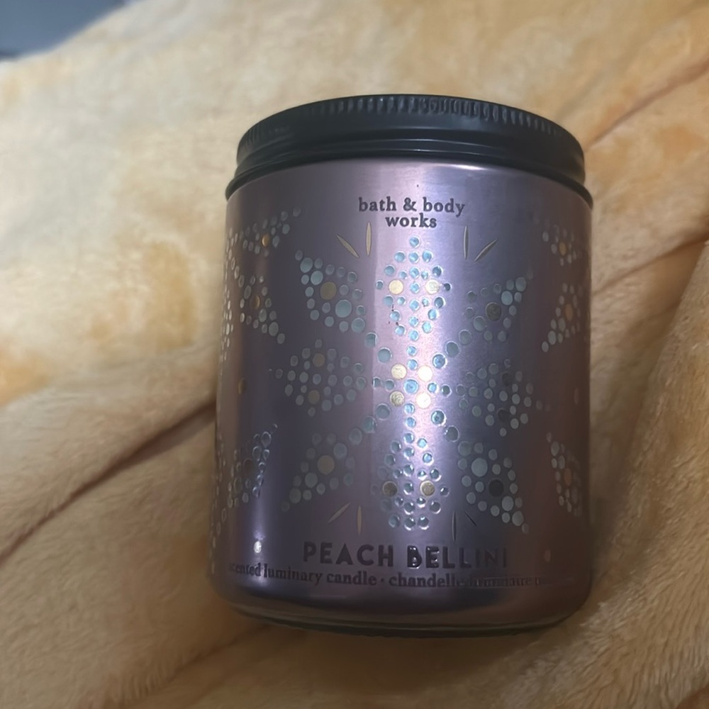Peach Bellini Bath and Body Works Candle